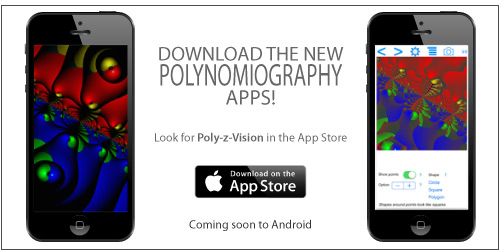 Polynomiography Apps now available on iTunes